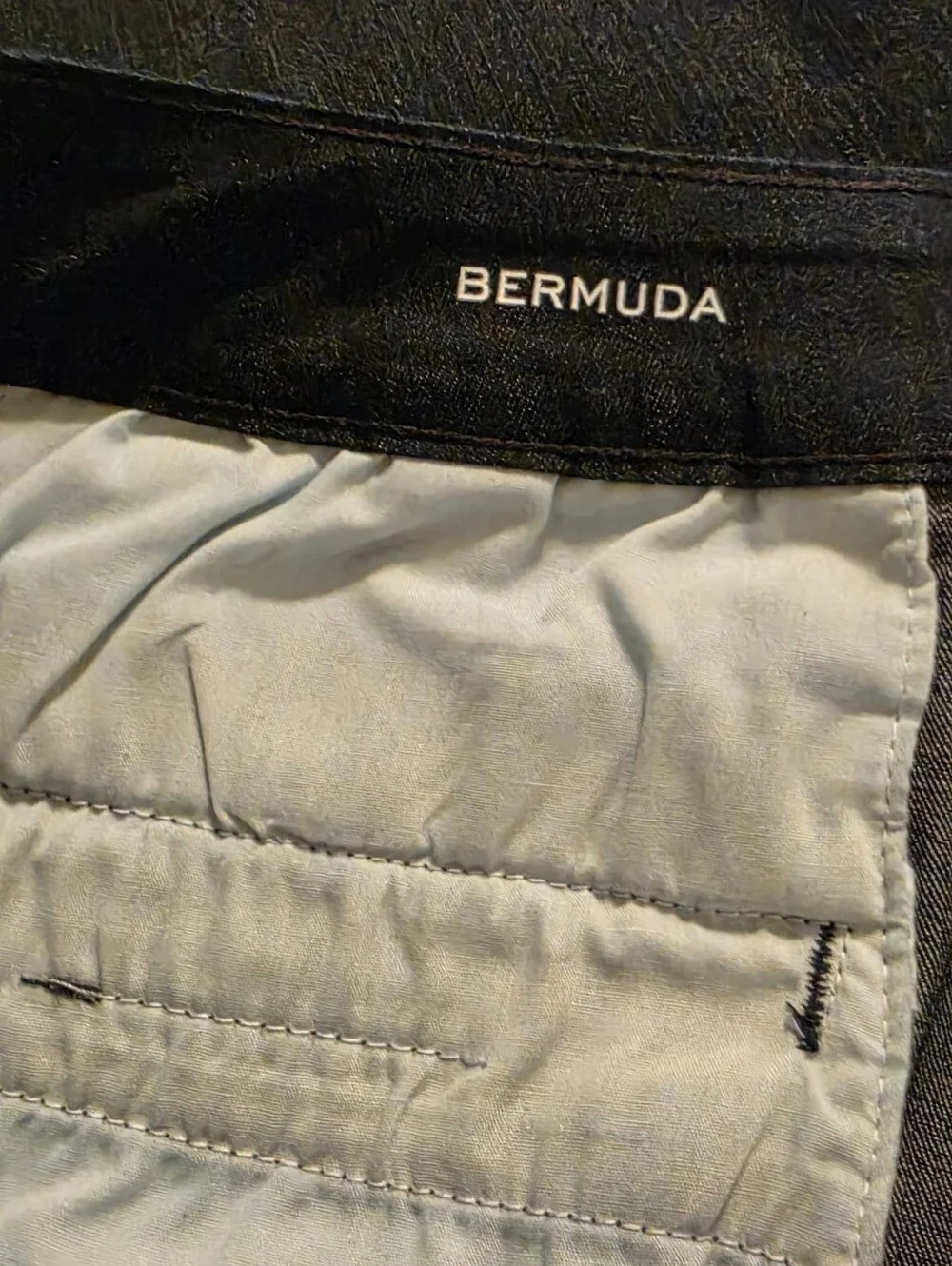 St. John's Bay Navy Flat-Front Women's Bermuda Shorts 20W